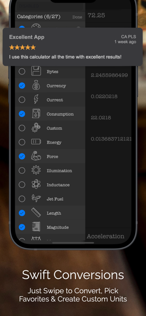 Calculadora inteligente CALC ± Captura de pantalla