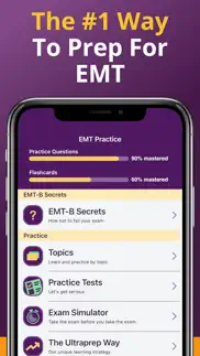 emt practice test 2024 iphone screenshot 1