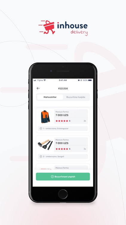 InHouse Delivery App screenshot-3