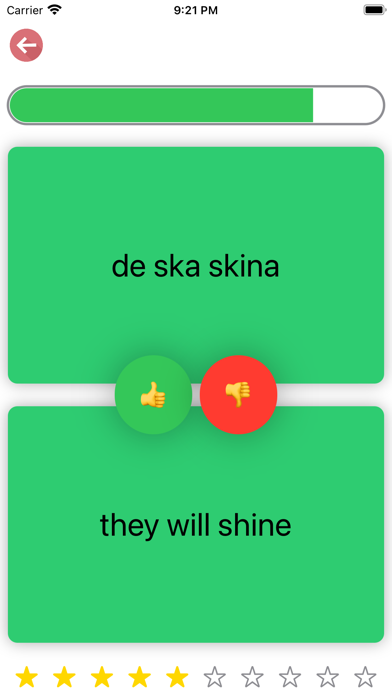 Swedish Verb Blitz Screenshot