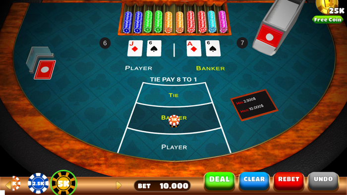 Mega Baccarat 3D - Lucky Cards