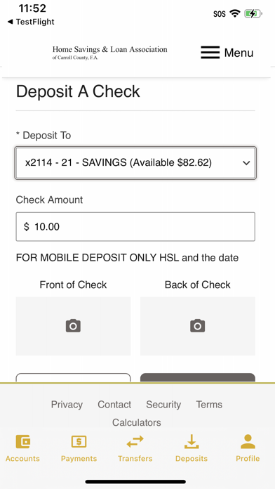 Home Savings & Loan - Norborne Screenshot
