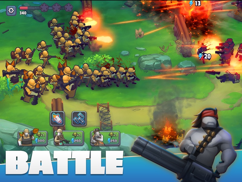 GUNS UP ! Mobile War Strategy screenshot 6