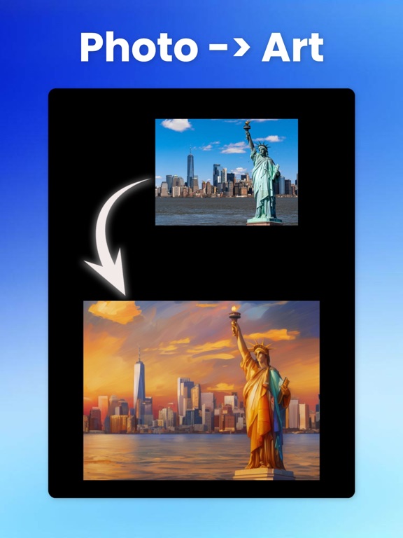AI Photo Generator, Art Maker iPad screenshot 3 - Productivity app