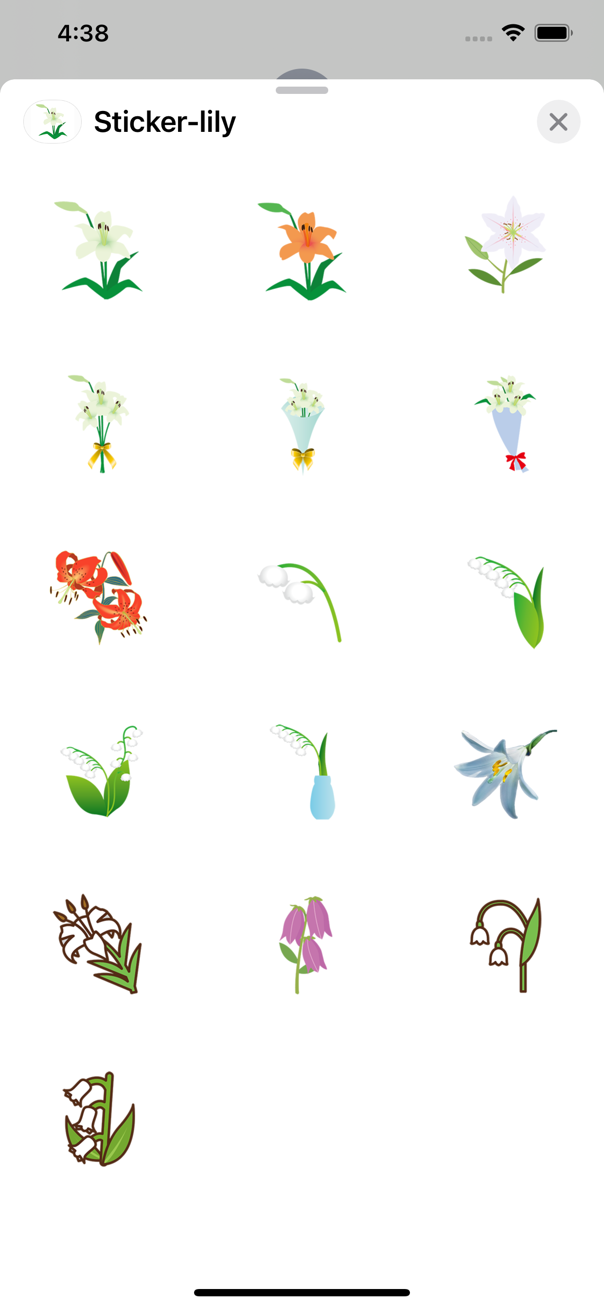 Sticker lily