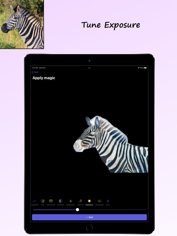 Negative Image: Photo Enhancer iPad screenshot 4 - Photo & Video app