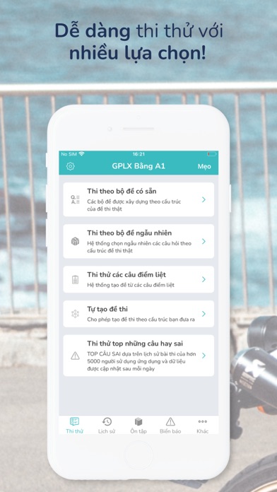 Bằng lái xe máy A1 Screenshot