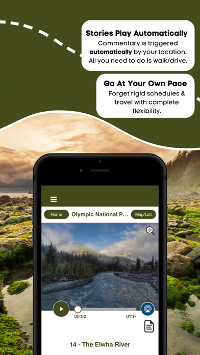 Olympic National Park GPS Tour Screenshot