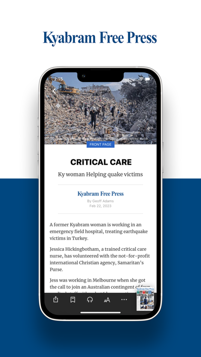 Kyabram Free Press Screenshot
