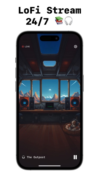Cosmic LoFi Music Radio Screenshot