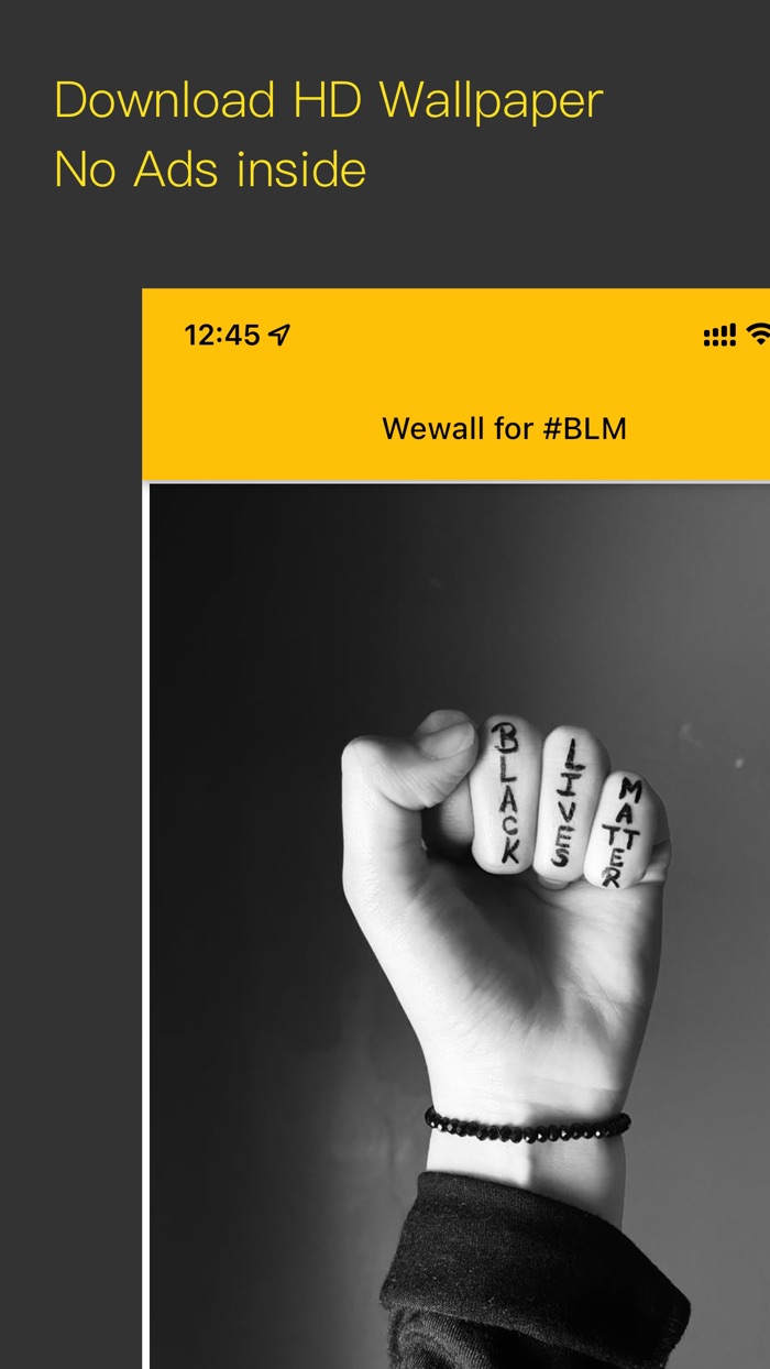 Wewall Black Lives Matter