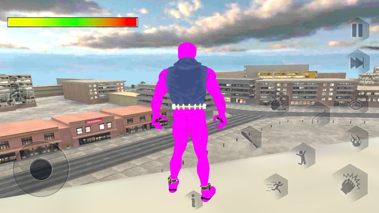 Spider Rope Crime City Hero 3D