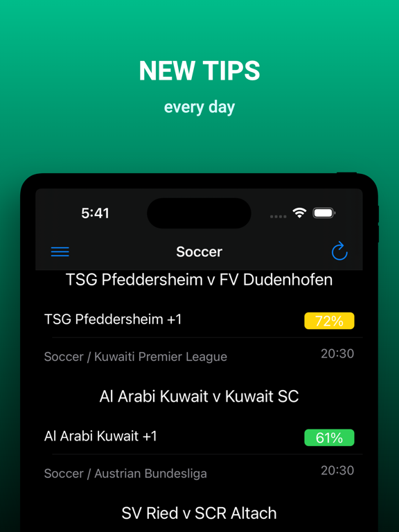 Screenshot #6 pour Fresh Soccer Tips