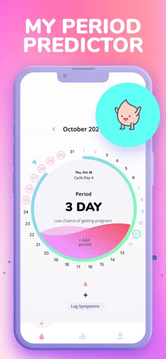 Period Tracker ⋆: скриншот 1 из 3