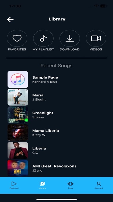 TuneIt Music Streaming Screenshot