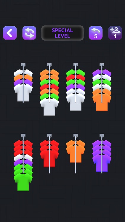 Clothes Sort Puzzle