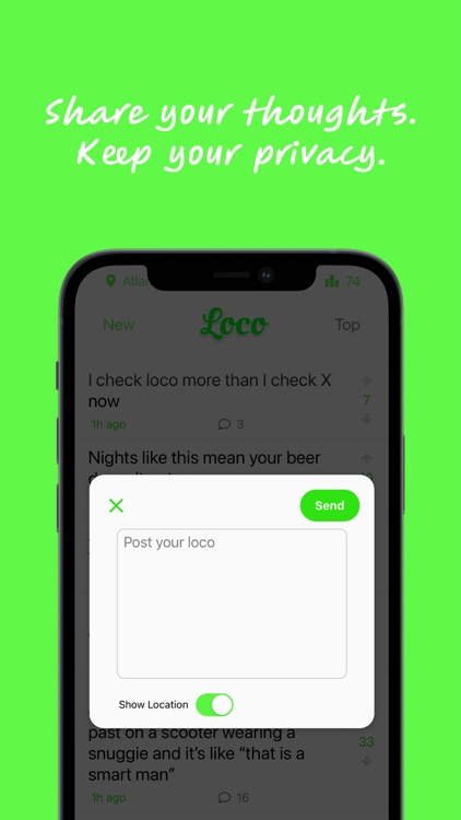 Loco: Local Anonymous Chat