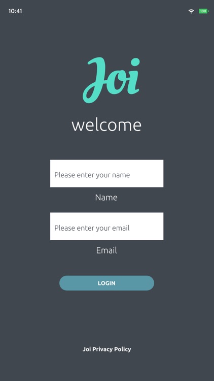 Joi Event App