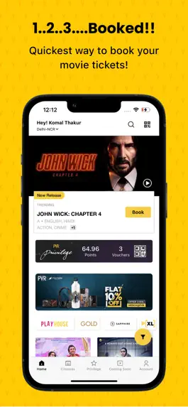 Game screenshot PVR Cinemas - Movie Tickets mod apk