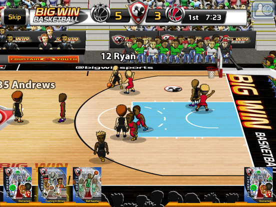 Big Win Basketball iPad app afbeelding 2