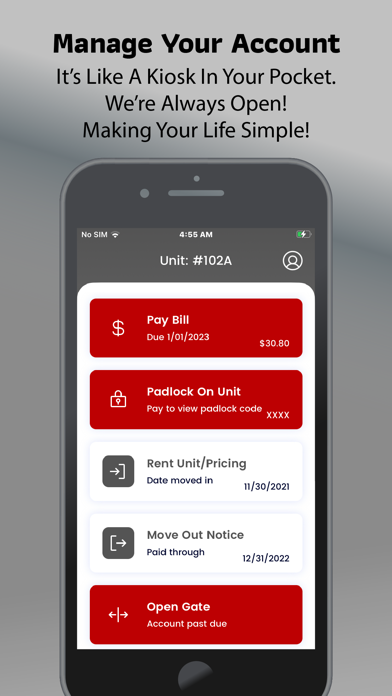 White Oaks Mini Storage Screenshot