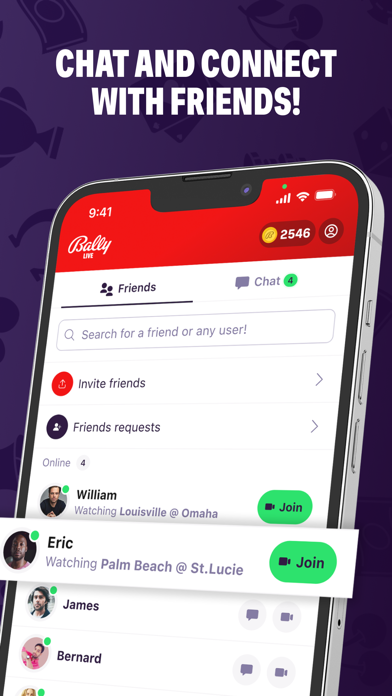Bally Live Stream with Rewards Screenshot
