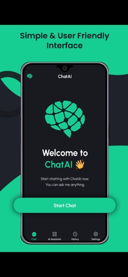 ChatAI: Chat with AI Assistantのおすすめ画像1