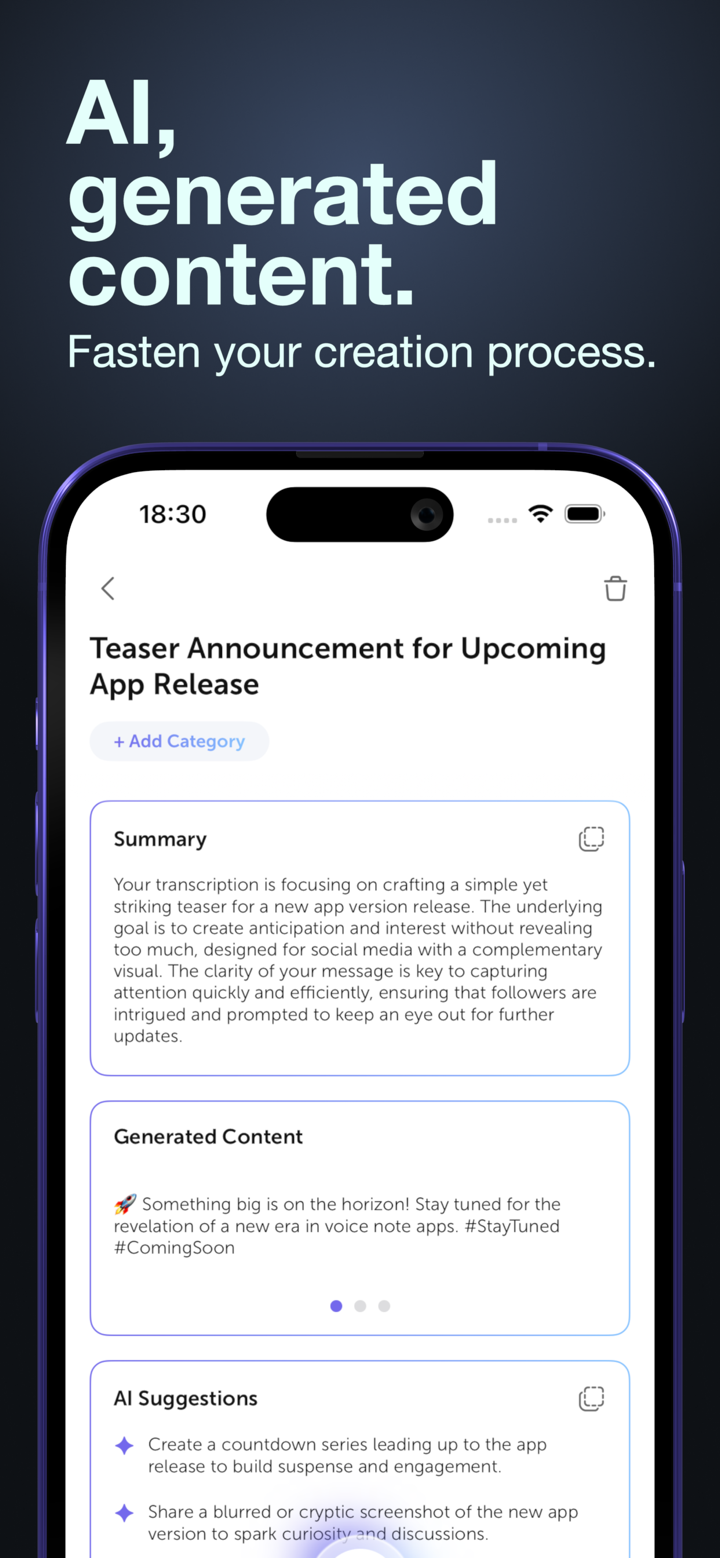 Auro: AI Social Post Assistant screenshot 2