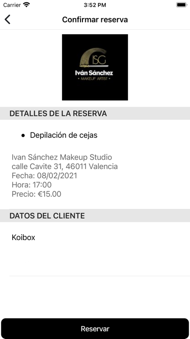 Iván Sánchez Makeup Studio Screenshot