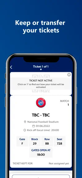 Game screenshot UEFA Mobile Tickets hack