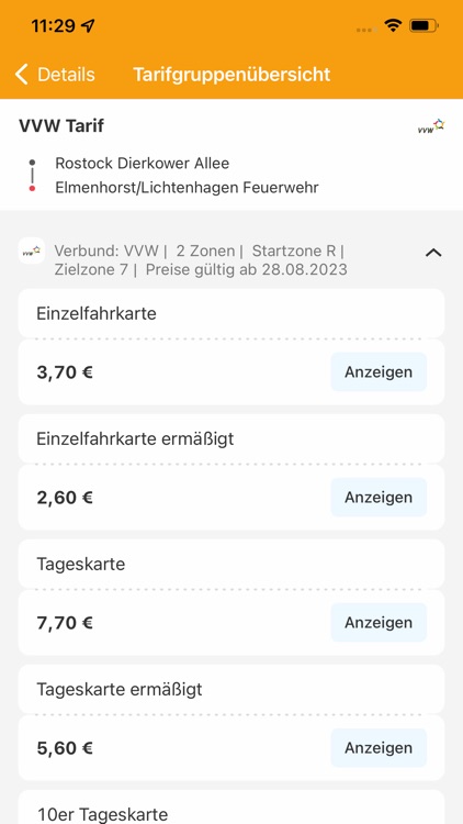 VVW Fahrpläne & Tickets screenshot-5
