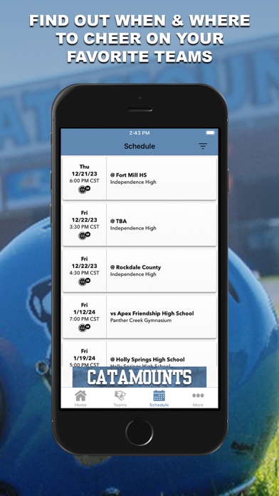 Panther Creek Catamounts Screenshot