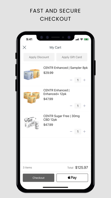 CENTR Brands Screenshot
