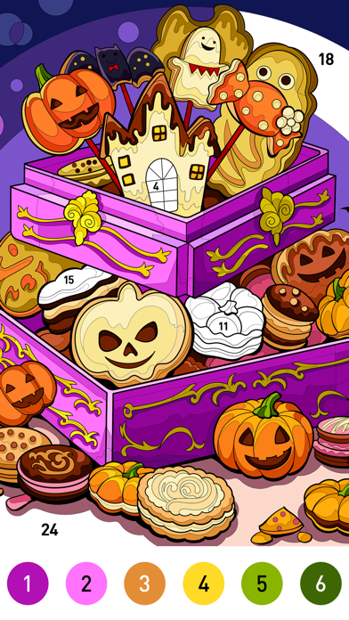 Halloween Coloring Book Games Screenshot