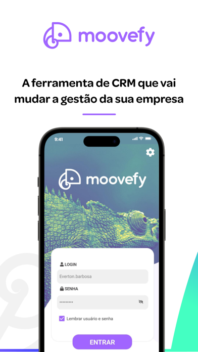 CRM Moovefy Screenshot