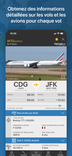 ‎Flightradar24 | Flight Tracker Capture d'écran