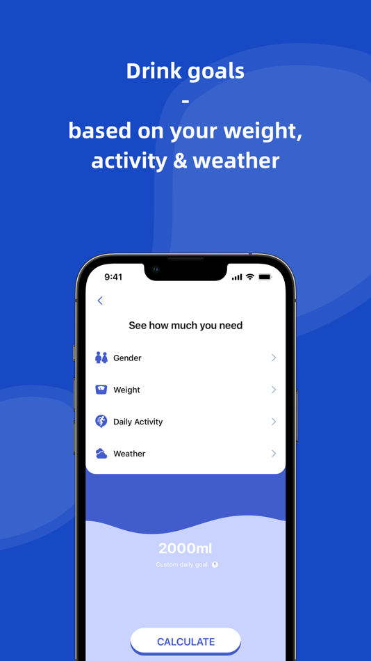#2. Daily Water -Drinking reminder (iOS) 由: SY East Mountain Technology Co., Ltd