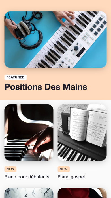 Screenshot #1 pour Cours de Piano pour Débutants