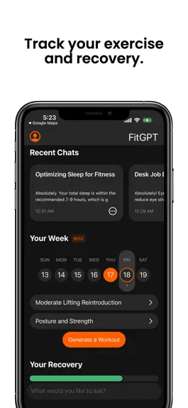 Game screenshot FitGPT: Smart Personal Trainer apk