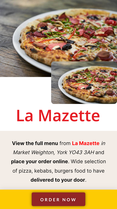 La Mazette Pizza Screenshot