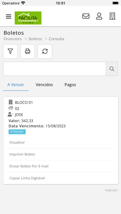 Facilita Condomínios Prime Screenshot