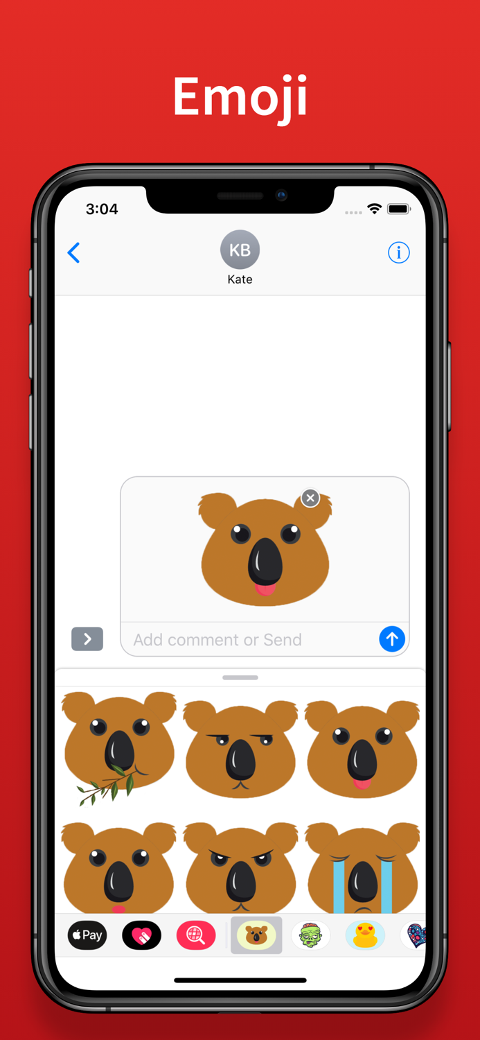 Koala Emoji and Bear Stickers
