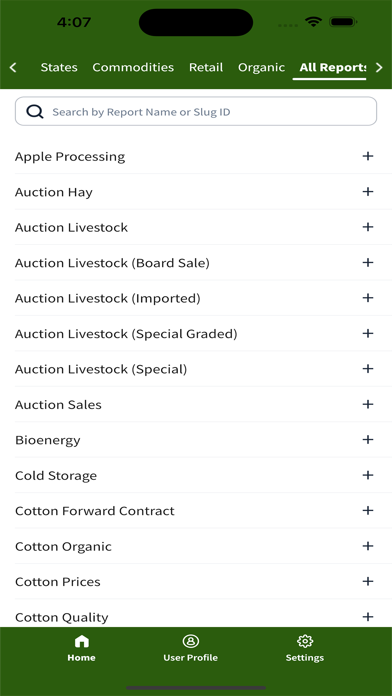 USDA Market News Screenshot