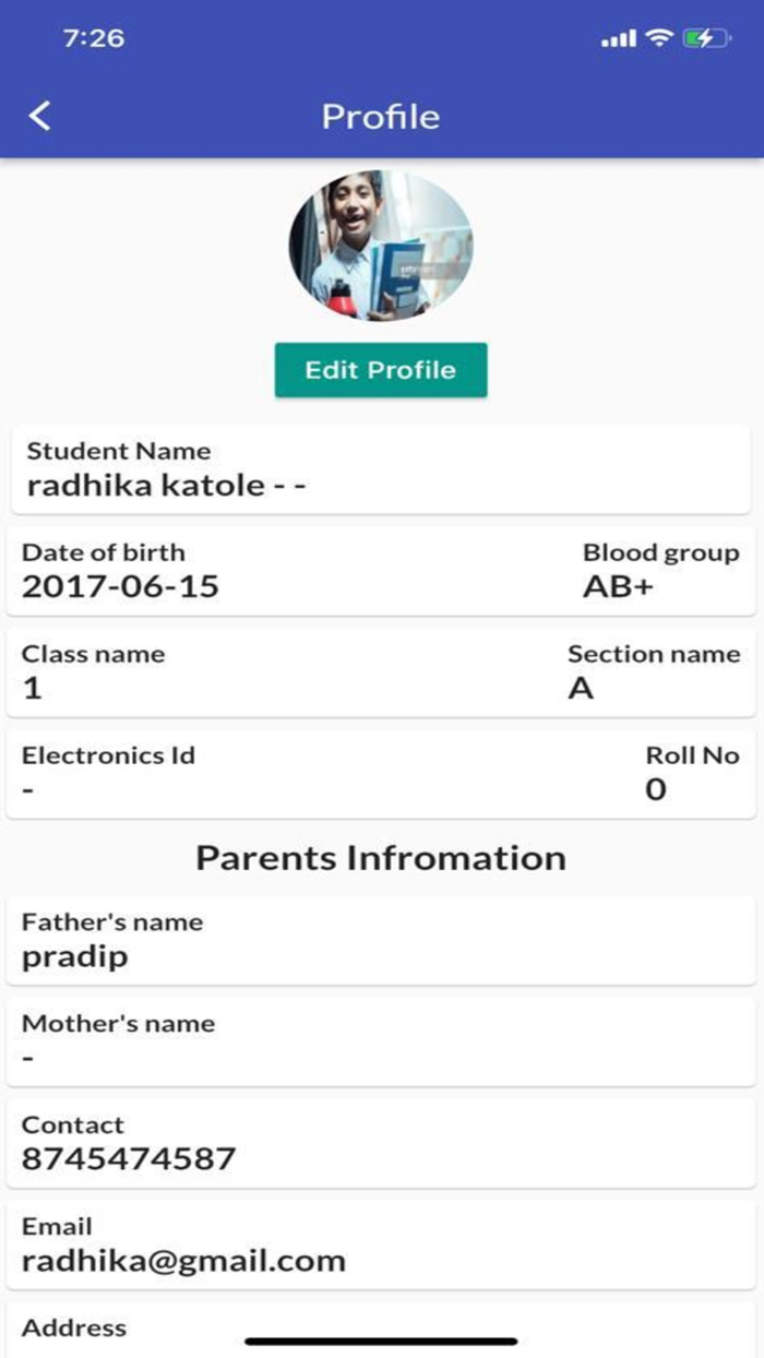 Parent App V1