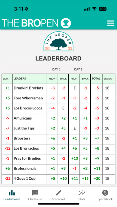 Clubhousen iPhone screenshot 3 - Sports app