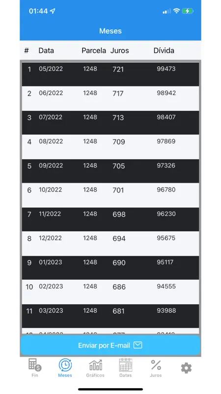 Calculadora Empréstimo Pro screenshot 2 of 6
