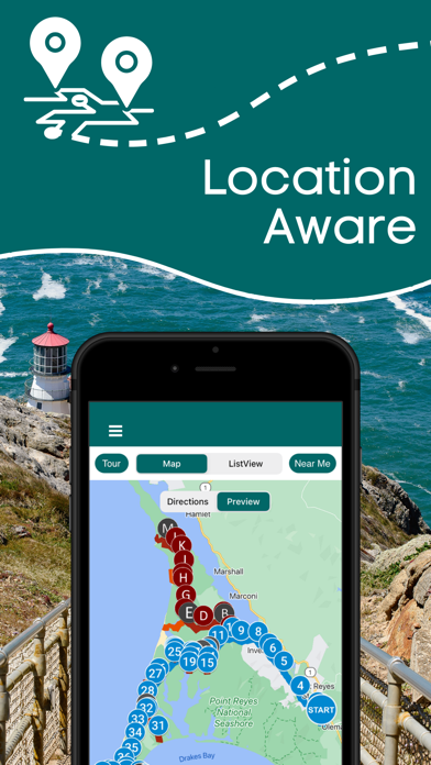 Point Reyes Audio Tour Guide Screenshot