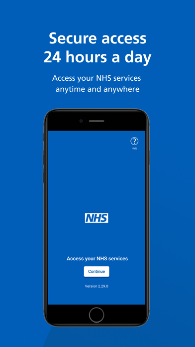 NHS App Screenshot