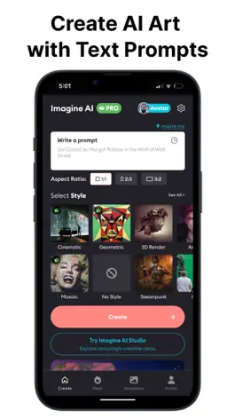 Game screenshot Imagine Go- AI Art Generator mod apk