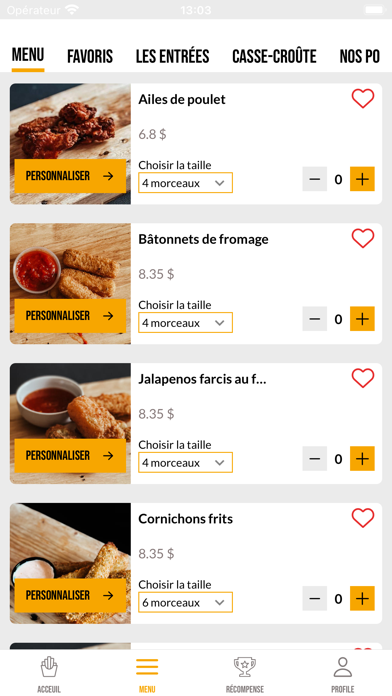 Casse-Croûte Courteau Screenshot